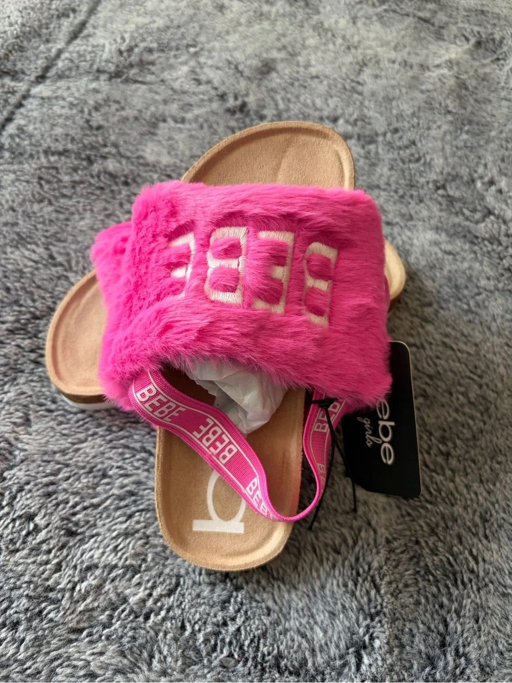 bebe vibrant fuzzy
